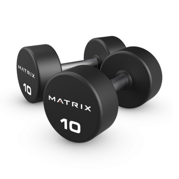 Гантели обрезиненные 2 кг. Matrix MAC-02RUB-DB-RS