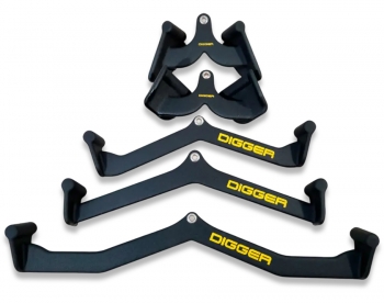 Комплект профессиональных рукояток для тяги (5шт) Hasttings Digger HD61F2A | sportres.ru