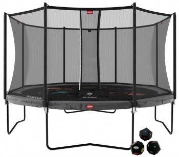 Батут BERG Champion Regular 430 Grey Levels + Safety Net