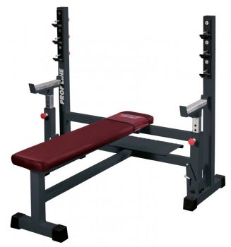 Скамейка для жима горизонтальная (с страховочными ловушками) V-Sport Interatletik GYM ST304.1 | sportres.ru