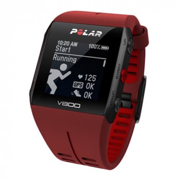Пульсометр POLAR V800 с датчиком H7 красный