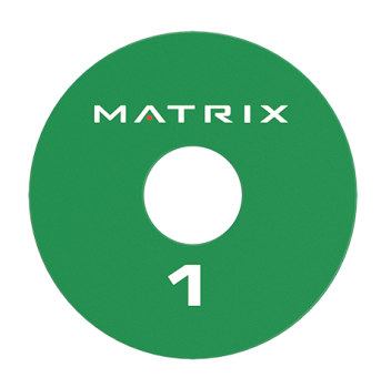 Диск обрезиненный тренировочный 1,5 кг. (желтый) Matrix MAC-1.5CDISC-TRAIN