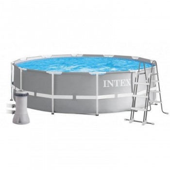 Каркасный бассейн Intex Prism Frame 366х99см (фильтр-насос 2006 л/ч+лестница)