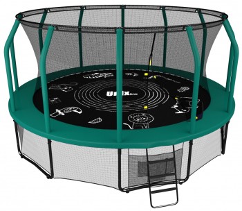 Батут UNIX line SUPREME GAME 16 ft (green)