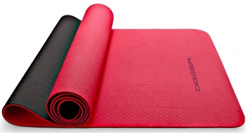 Коврик для йоги TPE  6 мм двухсторонний Hasttings Digger HD22D1A-Black-Red | sportres.ru