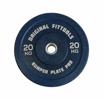 Диск бамперный OriginalFitTools 20 кг (синий)