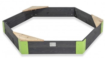 Песочница шестиугольная Exit Toys Акцент 160*140 см