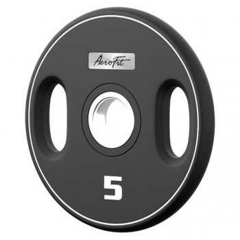 Олимпийский полиуретановый диск 5 кг Aerofit AFPUPLB5