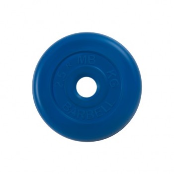 Диск обрезиненный синего цвета MB Barbell MB-PltC31-2,5