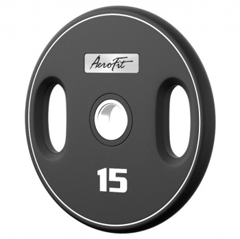 Олимпийский полиуретановый диск 15 кг Aerofit AFPUPLB15