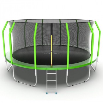 Батут Optifit Like Blue 12ft с синей крышей