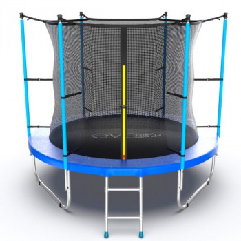 Батут с внутренней сеткой и лестницей Evo Jump Internal 10ft (Blue)