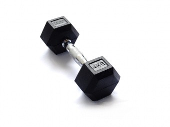 Гантель Original Fittools 4 кг гексагональная