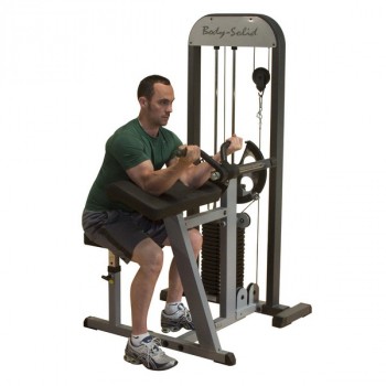 Блочный тренажер Body Solid бицепс-трицепс с весовым стеком 95 кг