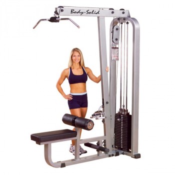 Верхняя-нижня тяга Body Solid SLM300G-3 со стеком 140 кг