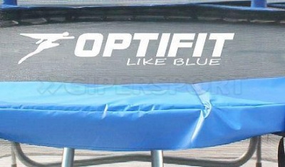 Батут Optifit Like Blue 10ft с желтой крышей