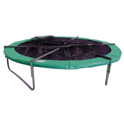 Батут DFC JUMP 8 ft складной, с сеткой green
