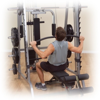 Верхняя \ нижняя тяга Body Solid для машины Смита GS348Q