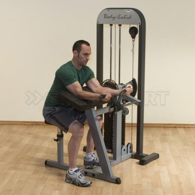 Блочный тренажер Body Solid бицепс-трицепс с весовым стеком 95 кг
