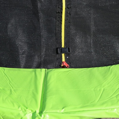 Батут DFC JUMP 8 ft складной, с сеткой apple green