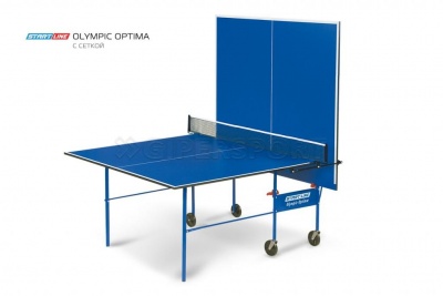 Теннисный стол START LINE Olympic Optima синий (с сеткой)