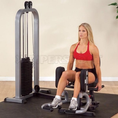 Блочный тренажер приведение-отведение ног сидя Body Solid GIOT-STK