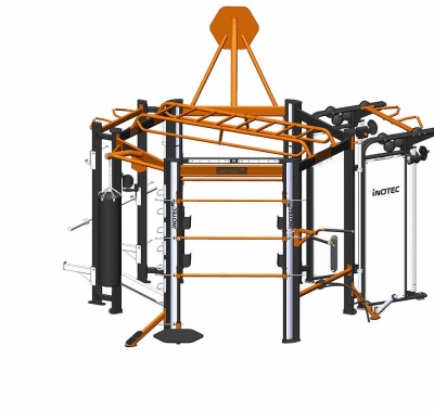 Профессиональный комплекс для групповых, функциональных, кросфит и workout тренировок Inotec Р6 TOP PLUS | sportres.ru