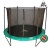Батут DFC JUMP 8 ft складной, с сеткой green