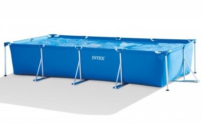 Бассейн каркасный INTEX RECTANGULAR FRAME POOL SET 450х220х84см 28274GN