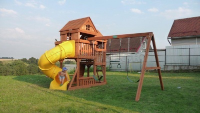 Детский игровой комплекс MoyDvor Панорама с трубой