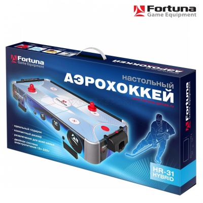 Настольный аэрохоккей FORTUNA HR-31 BLUE ICE HYBRID 86Х43Х15СМ