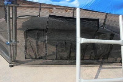 Батут Optifit Like Blue 10ft с желтой крышей