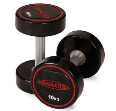 Набор уретановых гантелей 40 - 50 Кг (5 пар) Panatta 1RDS6 | sportres.ru