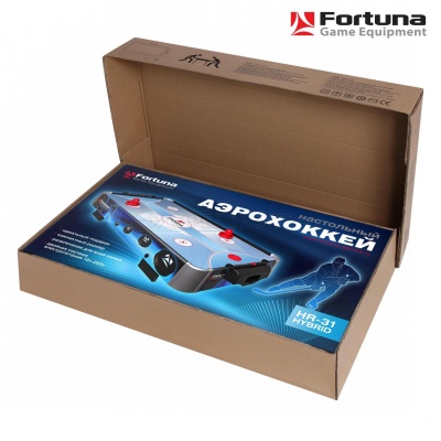 Настольный аэрохоккей FORTUNA HR-31 BLUE ICE HYBRID 86Х43Х15СМ