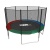 Батут UNIX line Simple 6 ft Color (outside) с лестницей
