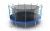 Батут с внутренней сеткой и лестницей EVO JUMP Internal 16ft (Blue)