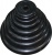 Диск обрезиненный, черный Classic  D-26, 2,5 кг. Profi-Fit | sportres.ru