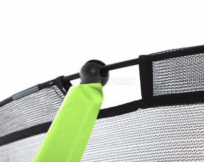 Батут Domsen Fitness Gravity MAX 12FT (Green) с нижней сеткой