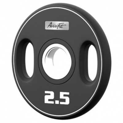 Олимпийский полиуретановый диск 2,5 кг Aerofit AFPUPLB2.5