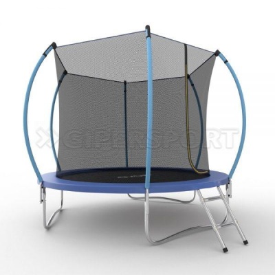 Батут с внутренней сеткой и лестницей EVO JUMP Internal 8ft (Blue)