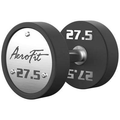 Набор полиуретановых гантелей , 27,5-37,5 кг, 5 пар AeroFit AFPUDB27.5-37