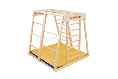 Деревянный игровой комплекс KIDWOOD Ракета комплектация спорт