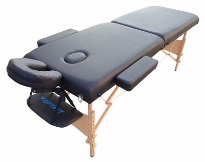 Складной массажный стол Optifit Belleza MT-27 черный