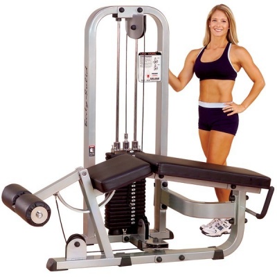 Сгибание ног лежа Body Solid SLC400G-2 PRO CLUB LINE с весовым стеком 95 кг