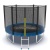 Батут с внешней сеткой и лестницей EVO JUMP External 10ft (Blue)