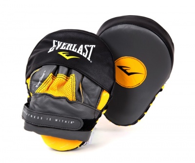 Лапы изогнутые Everlast Mantis Punch Mitts Желто/черный