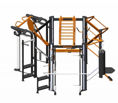 Профессиональный комплекс для групповых, функциональных, кросфит и workout тренировок Inotec Р6 TOP PLUS | sportres.ru