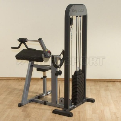 Блочный тренажер Body Solid бицепс-трицепс с весовым стеком 95 кг