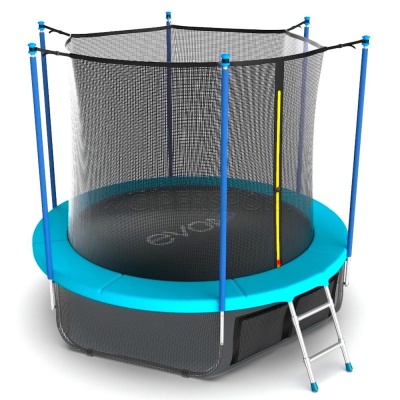 Батут с внутренней сеткой EVO JUMP Internal 8ft (Wave) + нижняя сеть