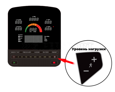 Эллиптический тренажер DFC E108T